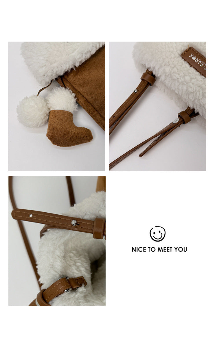 Soft Suede Mini Crossbody Bag for Everyday Use