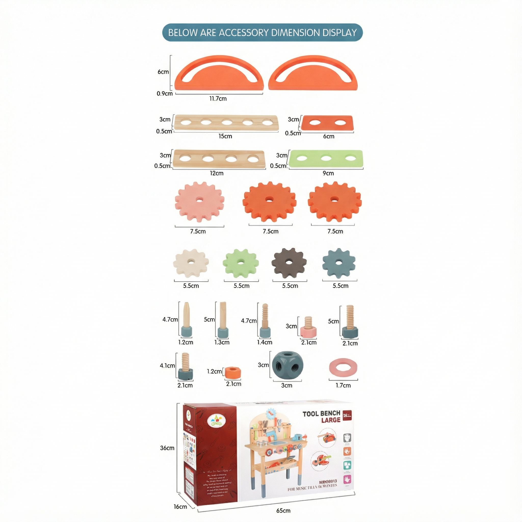 MaimaiLab Wooden Workbench Playset