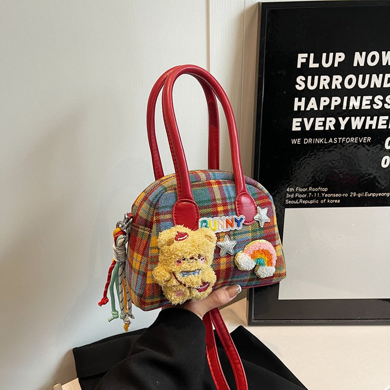 MaimaiLab Bear Charm Mini Crossbody Bag