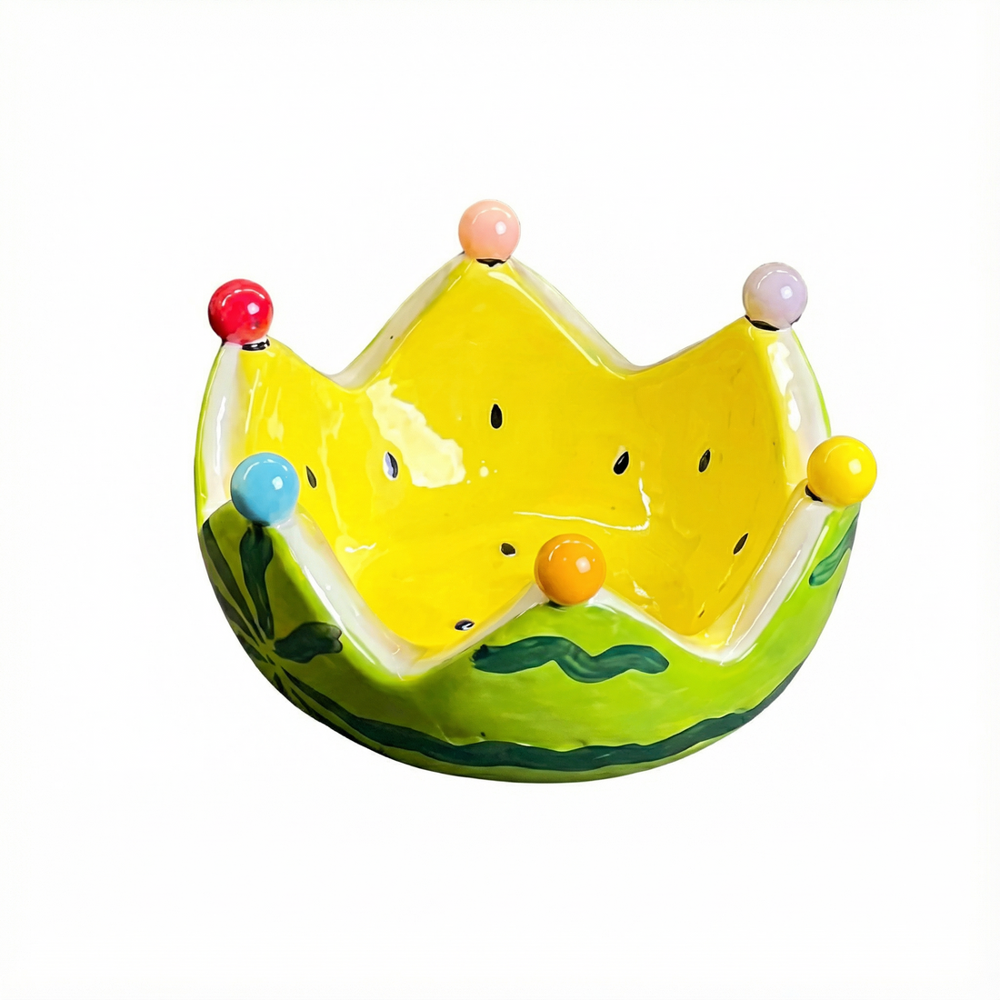 MaimaiLab Watermelon Ceramic Fruit Bowl