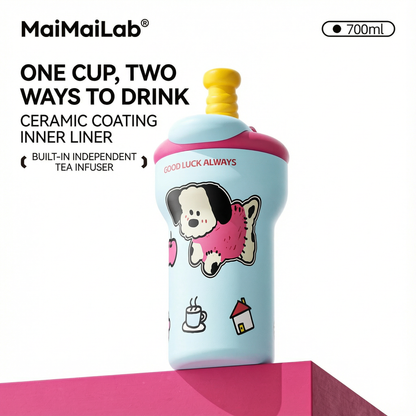 MaimaiLab Insulated Straw Bottle - 700 ml