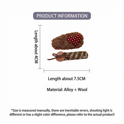 MaimaiLab Fabric Hair Clip Set