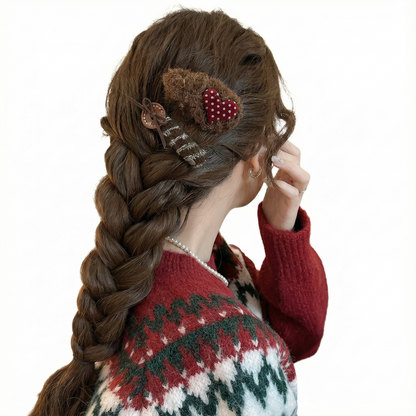 MaimaiLab Fabric Hair Clip Set