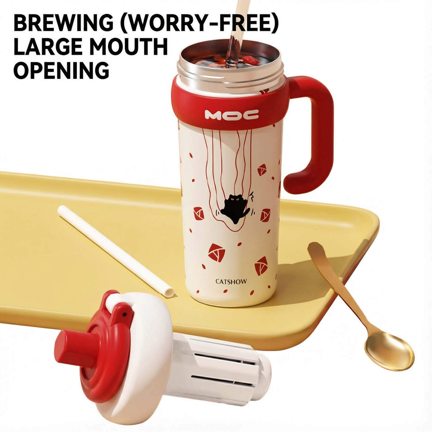 MaimaiLab Insulated Straw Bottle – 750ml