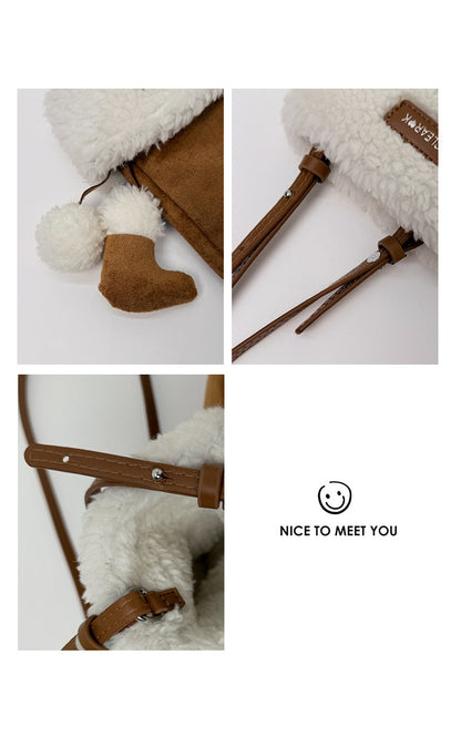 Soft Suede Mini Crossbody Bag for Everyday Use