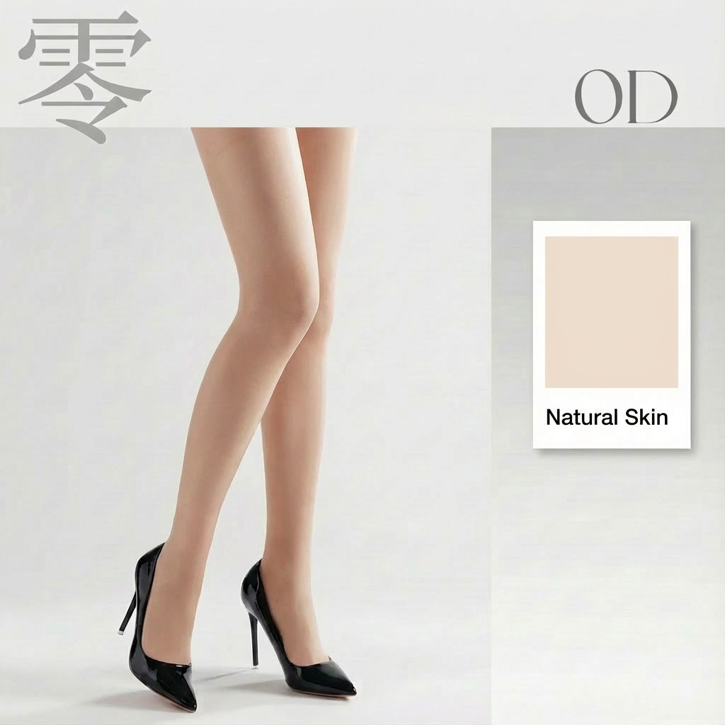 MaimaiLab “ZERO” Air Black 0D Pantyhose | Ultra-Sheer Invisible Look | 3-Pair Gift Set