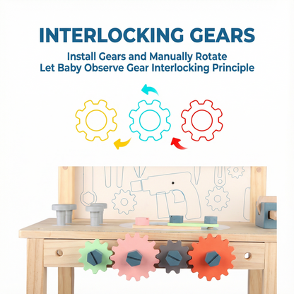 MaimaiLab  Wooden Workbench Playset