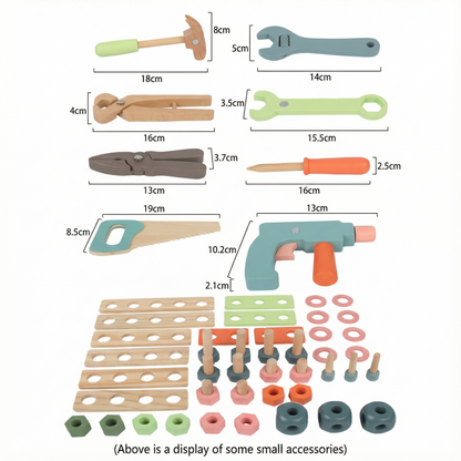 MaimaiLab  Wooden Workbench Playset