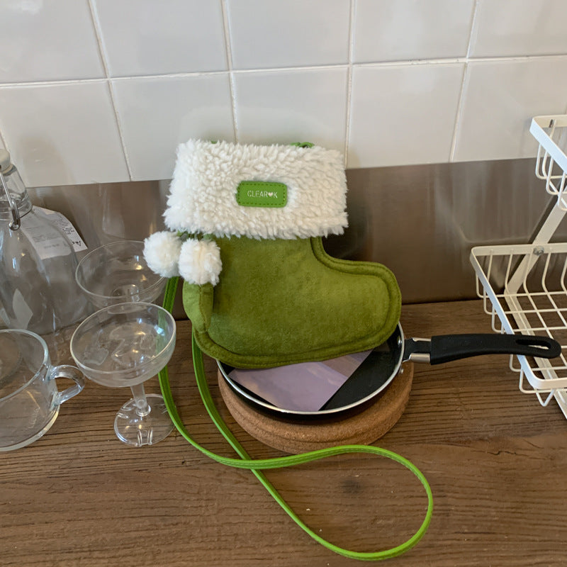 Soft Suede Mini Crossbody Bag for Everyday Use