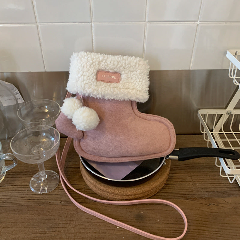 Soft Suede Mini Crossbody Bag for Everyday Use